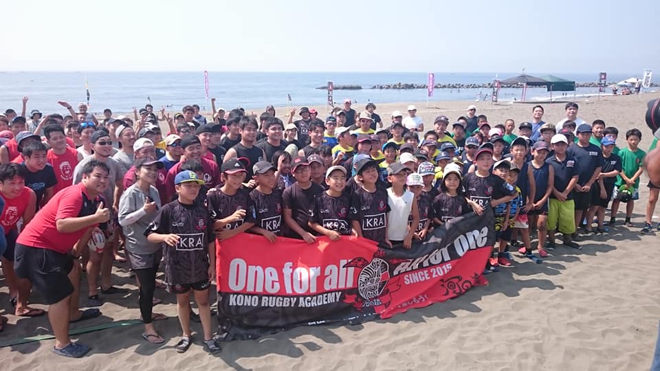 第4回　河野塾ビーチラグビー大会　結果発表