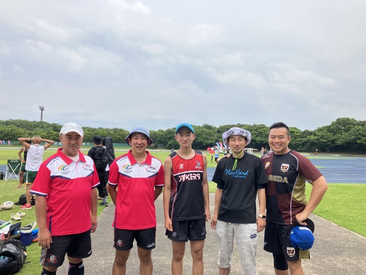 タッチラグビー夏の全日本にレフリー派遣！！