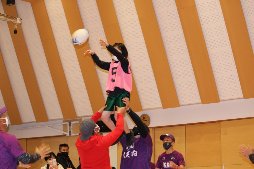 2022/4/3 わくわくドキドキ　親子deスポーツ体験　「ラグビー体験会」