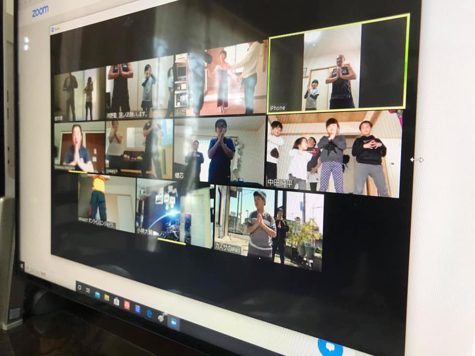 2020年4月25日 第２回オンラインエンジョイラグビー