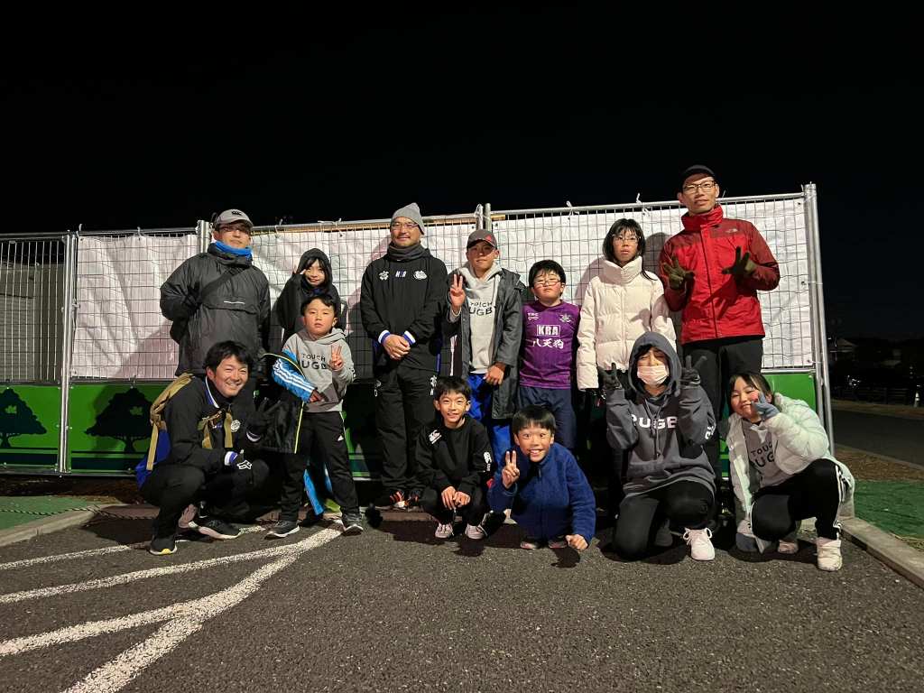 2025.1.15 陸練 富士森公園陸上競技場の外周