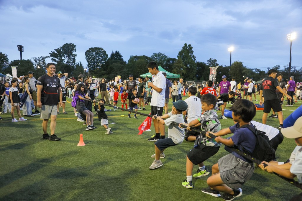 2025.9.13　第3回はちスポ夏祭り　綱引きブース